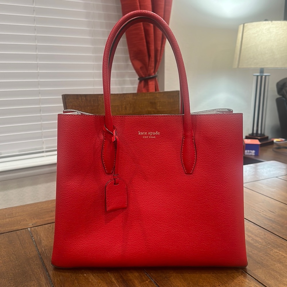 Red Kate Spade bag. Great condition!